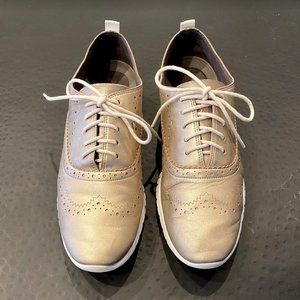 Cole Haan Women's ZERØGRAND Wingtip Oxford Gold